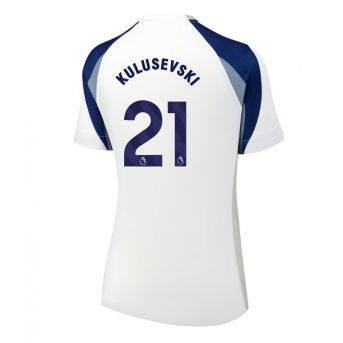 Billige Fotballdrakt Tottenham Hotspur Dejan Kulusevski #21 Replika Hjemmedrakt Dame 2025-26 Kortermet